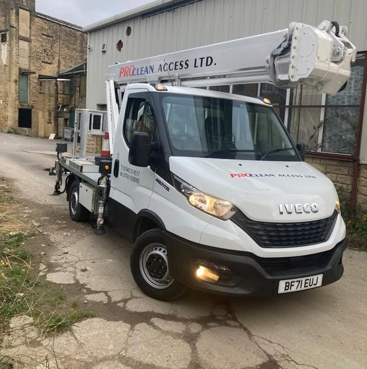 ProClean Access branded Iveco cherry picker truck